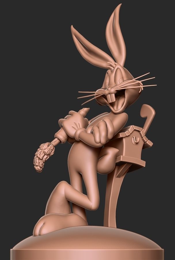 Bugs Bunny 3D print model_9