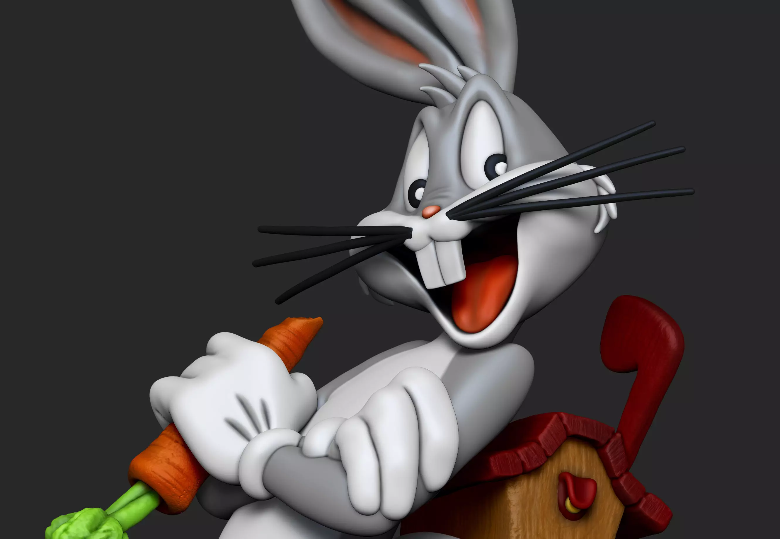 Bugs Bunny 3D print model_0