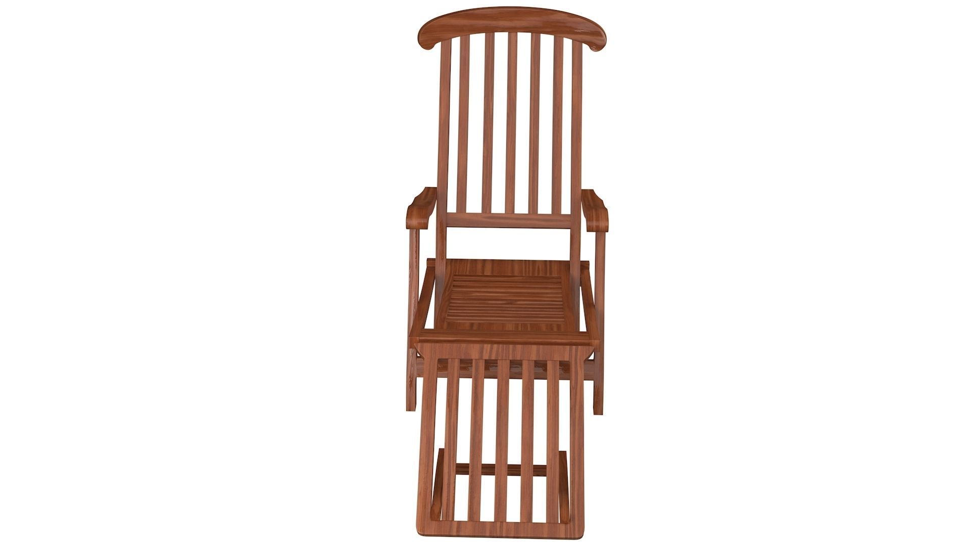 Titanic folding Chair 3D model_3