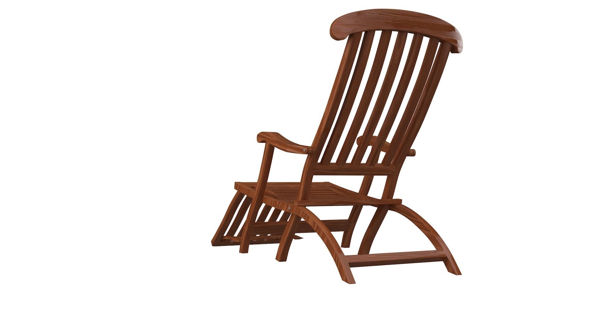 Titanic folding Chair 3D model_8