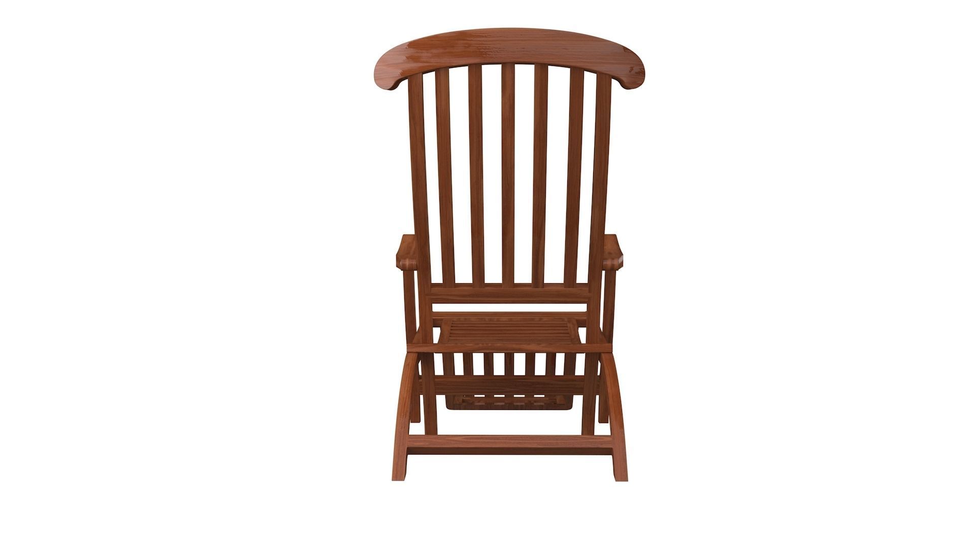 Titanic folding Chair 3D model_9
