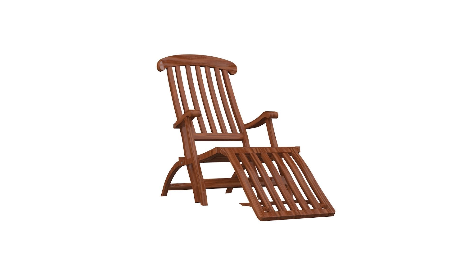 Titanic folding Chair 3D model_13