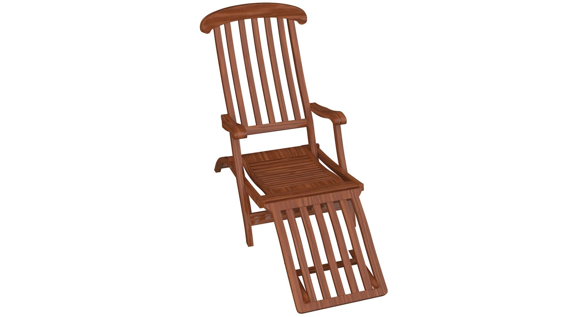 Titanic folding Chair 3D model_2