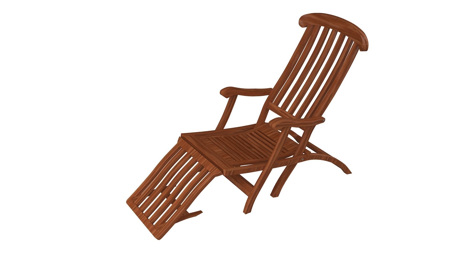 Titanic folding Chair 3D model_5