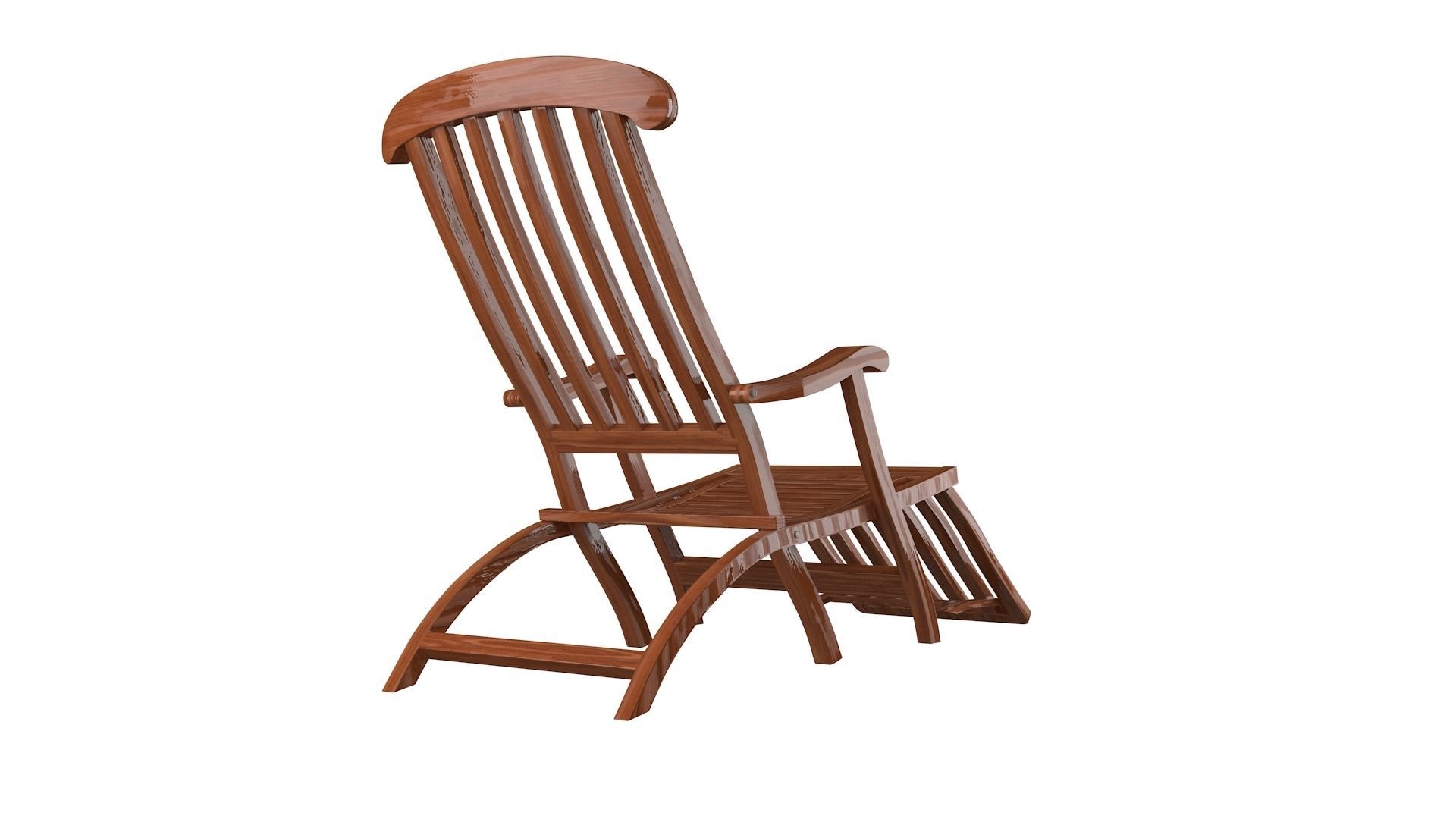 Titanic folding Chair 3D model_10