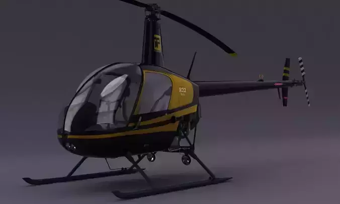 Robinson R22 3D model