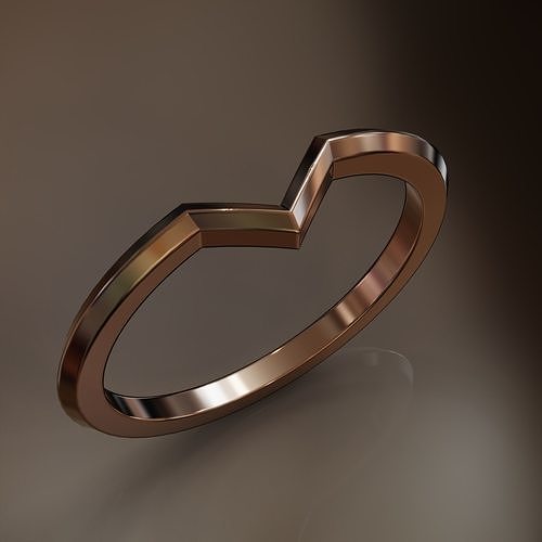 knife edge ring 3D print model