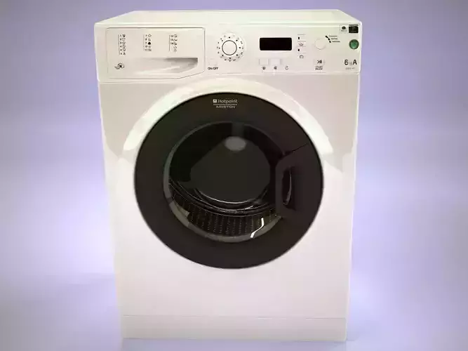 Washing-Machine Hotpoint Ariston WMSF 605 3D model