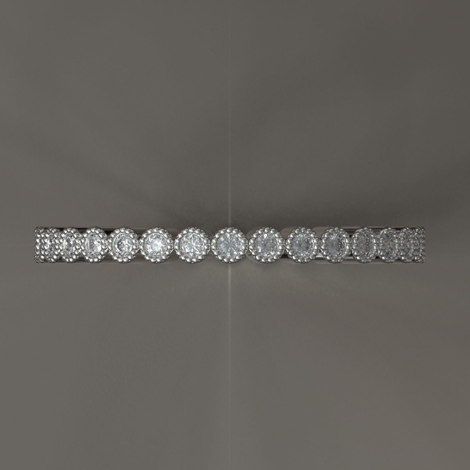 milligrain ring 3D print model_4