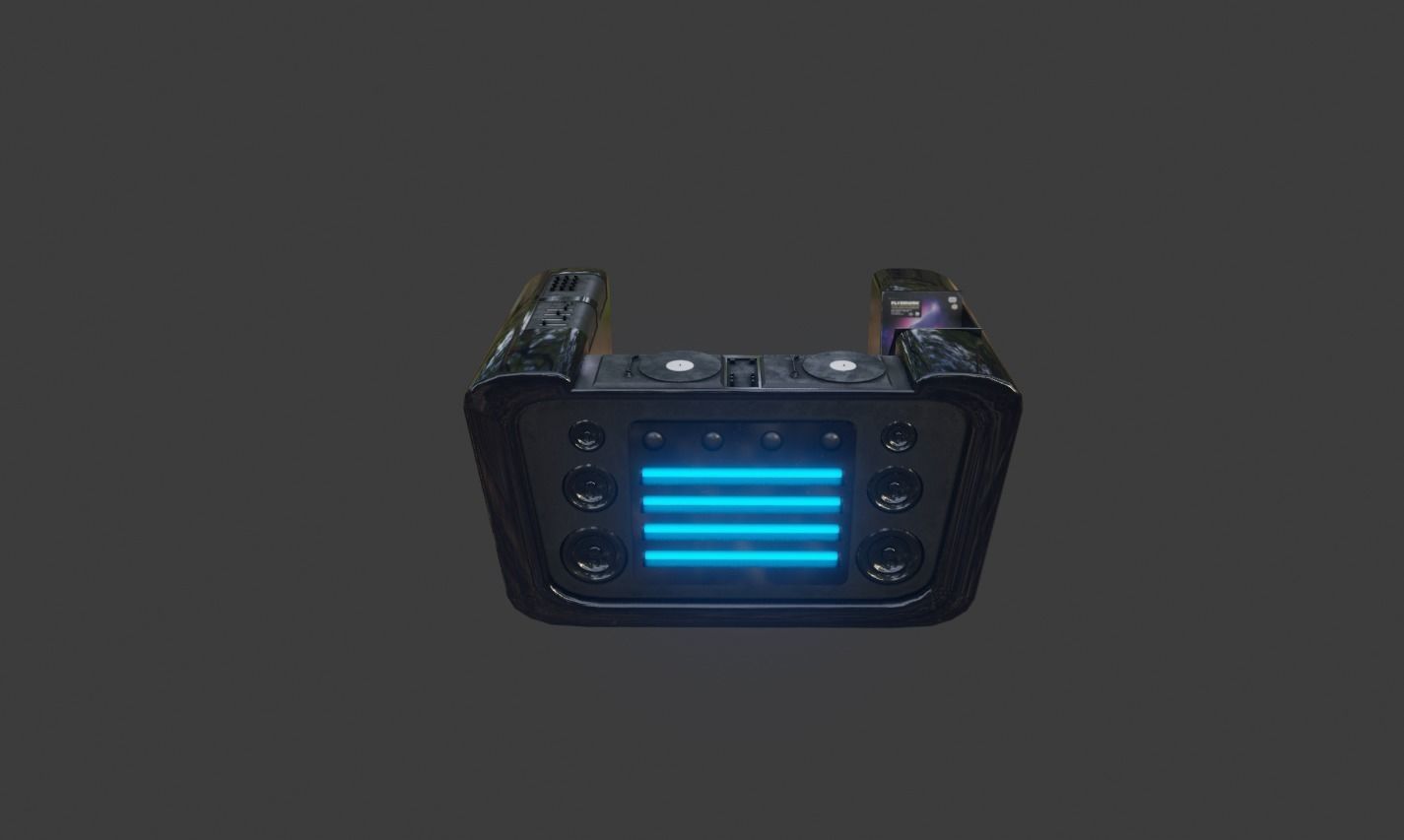 Ultron DJ Desk Low-poly 3D model_2