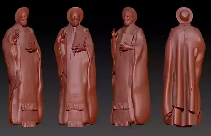 aziz nikolaos 3D print model