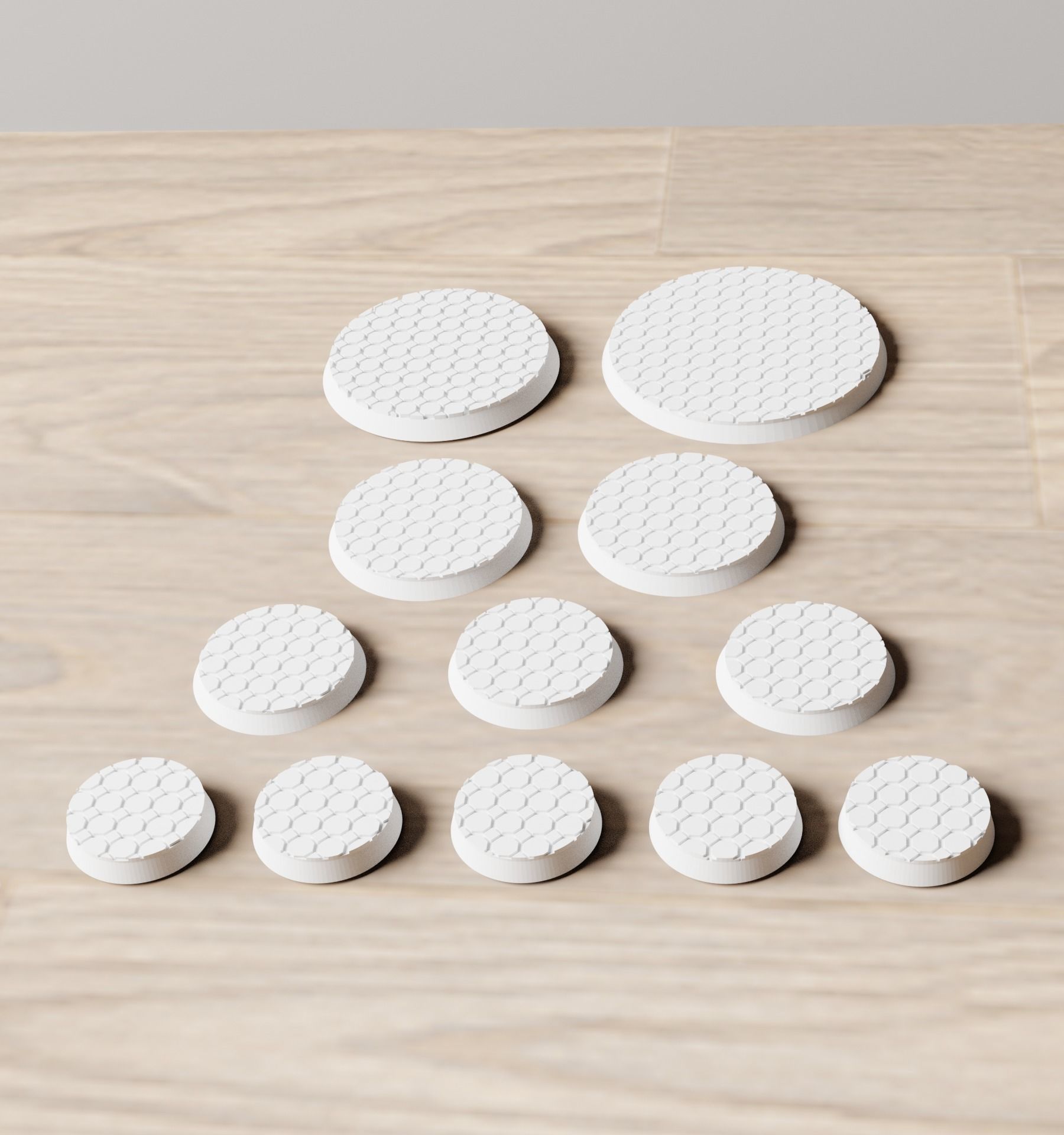 Geometric Tiles Base Set 3D print model_0