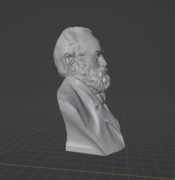 Victor Hugo 3D print model_3