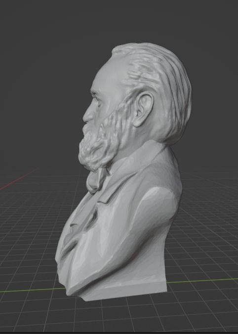 Victor Hugo 3D print model_5