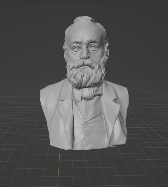 Victor Hugo 3D print model_1