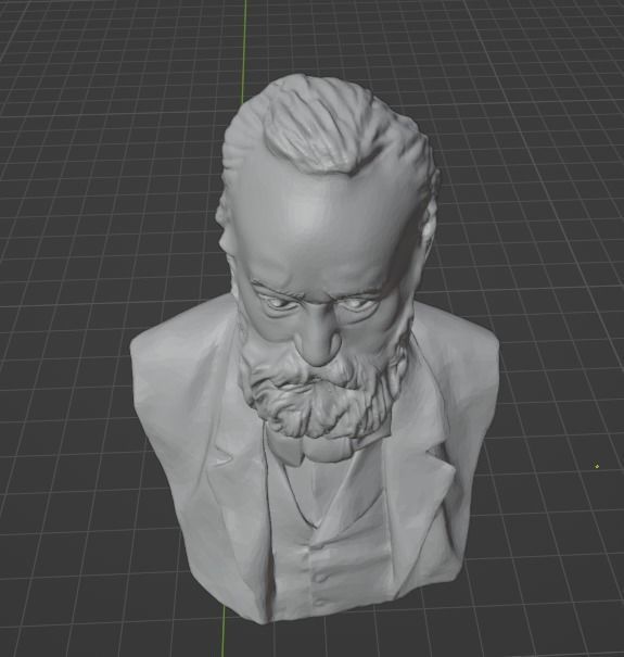 Victor Hugo 3D print model_8