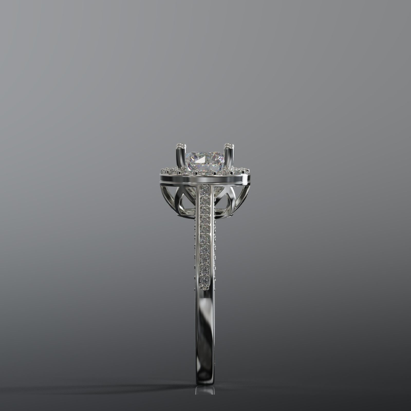 engagament ring 3D print model_2