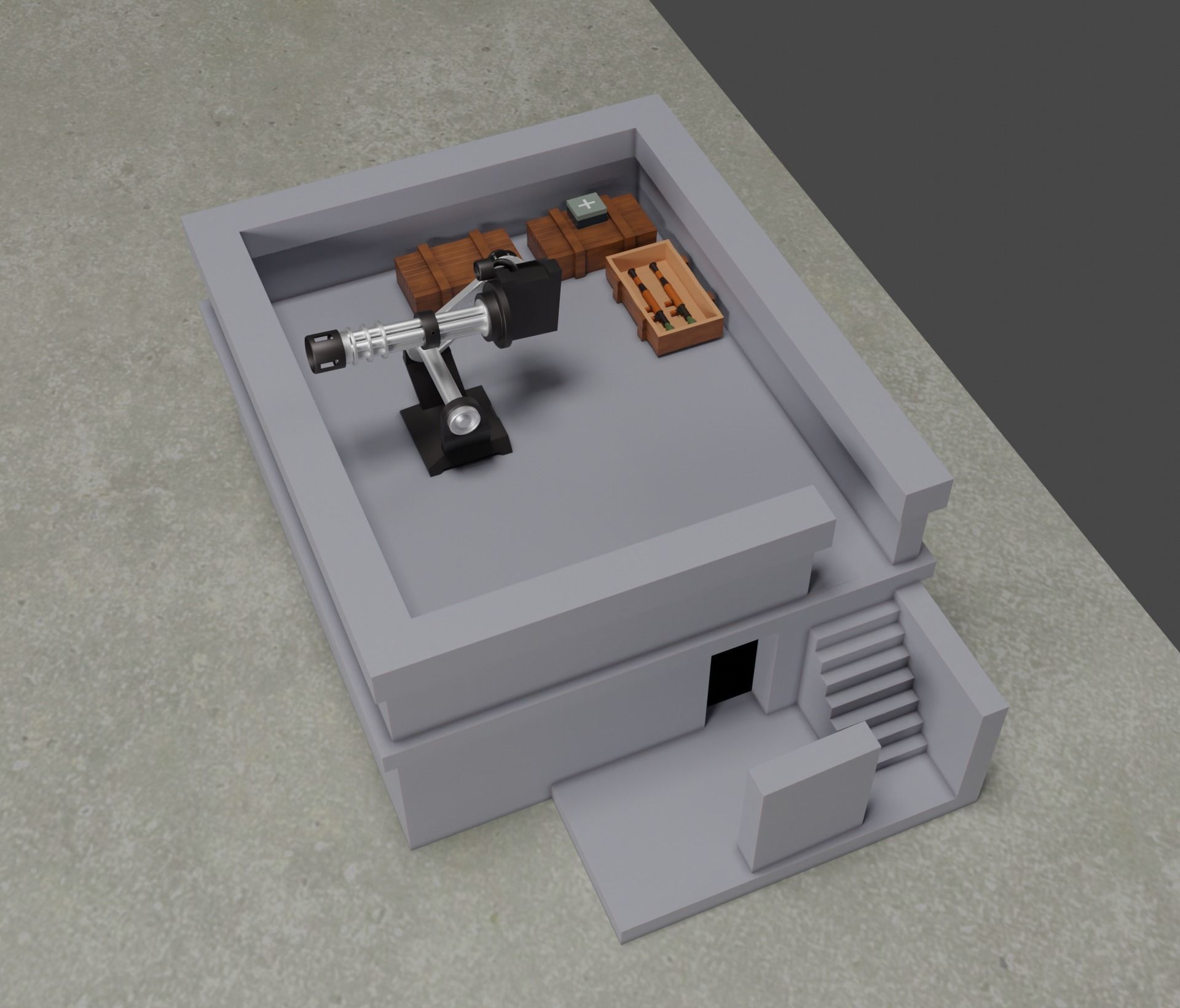 War Pillboxes 3D print model_6