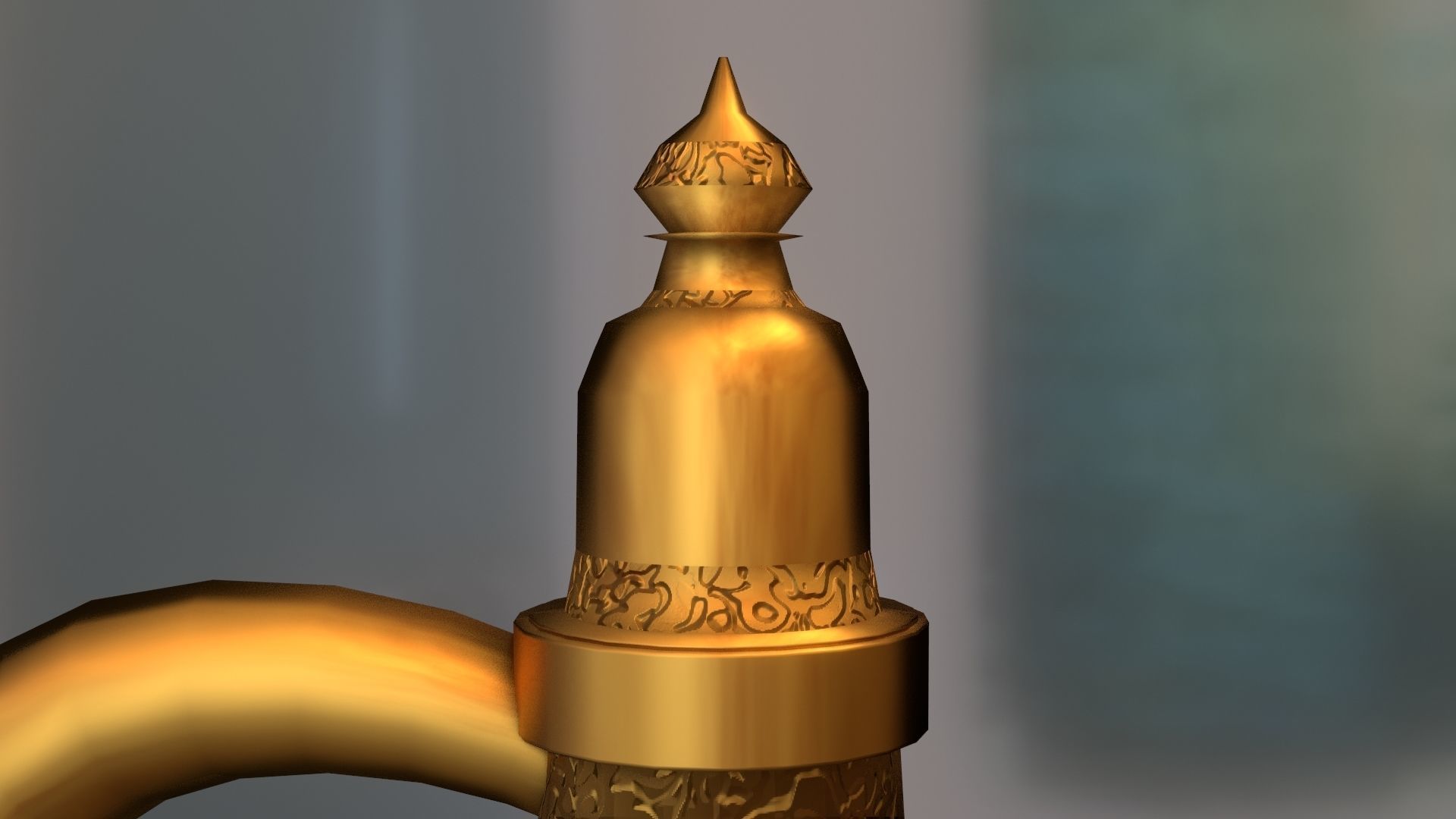 16 Piece Persian Tea Set 3D model_8