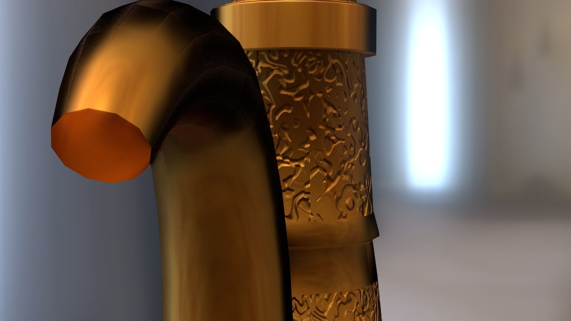 16 Piece Persian Tea Set 3D model_9