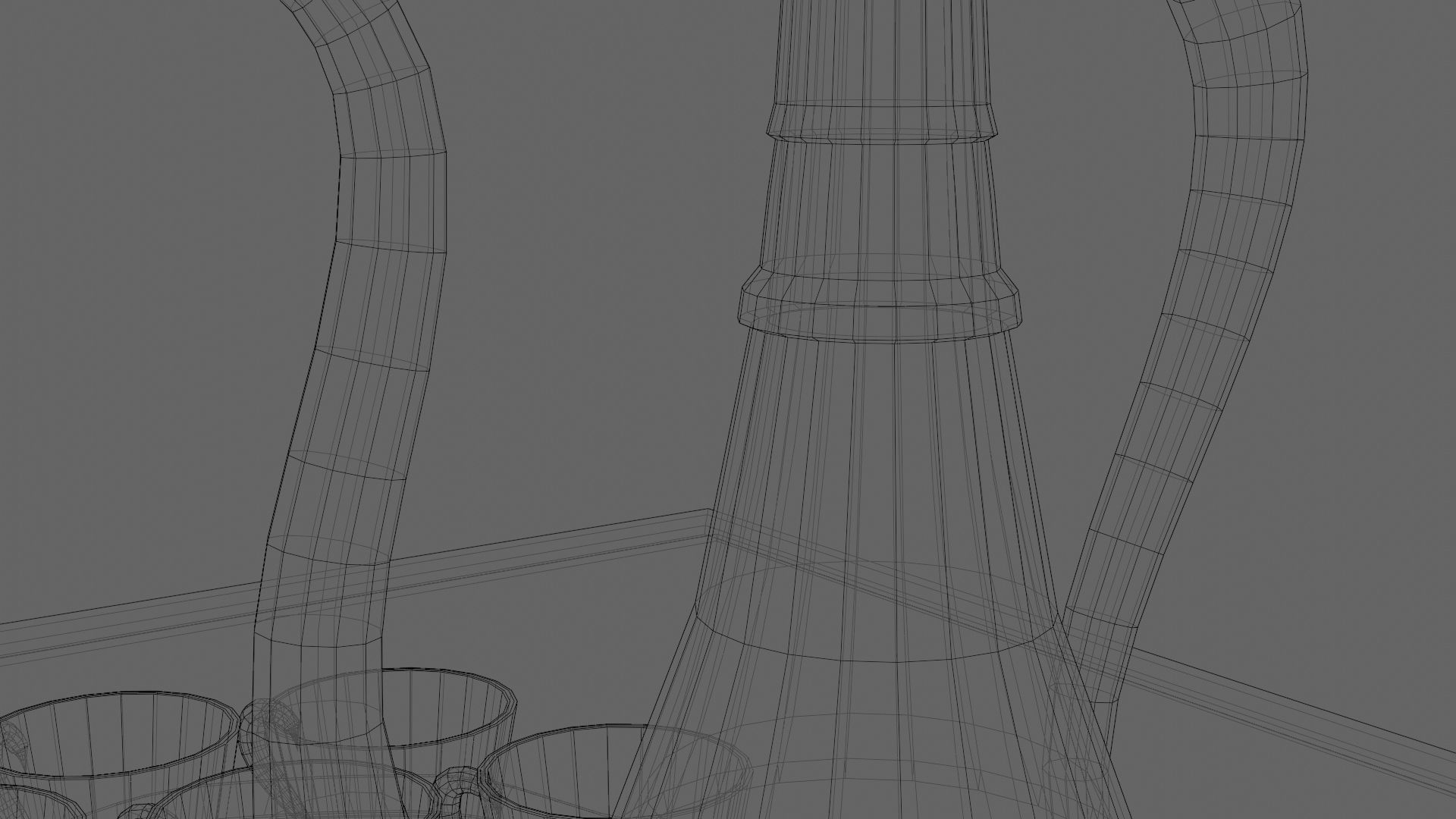 16 Piece Persian Tea Set 3D model_17