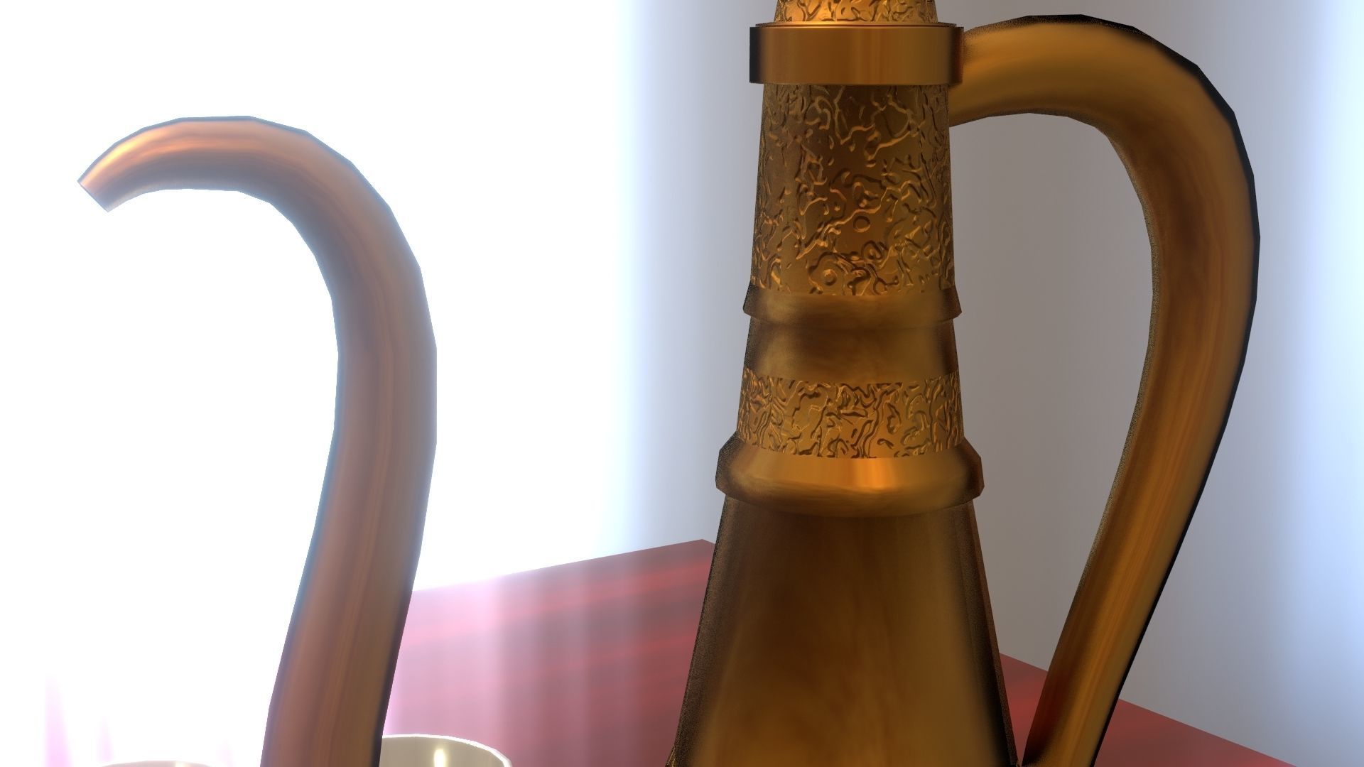 16 Piece Persian Tea Set 3D model_7