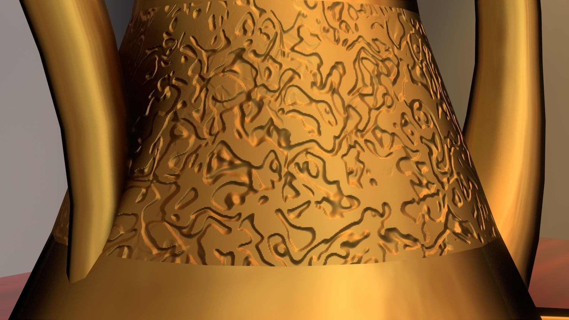 16 Piece Persian Tea Set 3D model_10