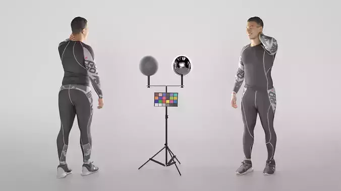 Handsome young man in sportswear 329