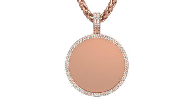 Picture pendant 1-2 inch N 3 3D print model