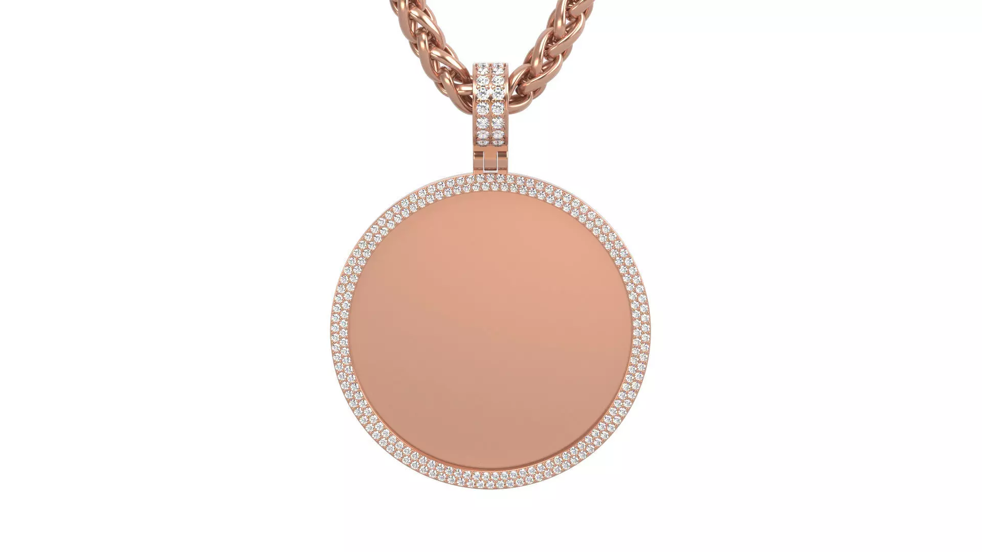 Picture pendant 1-2 inch N 3 3D print model_0