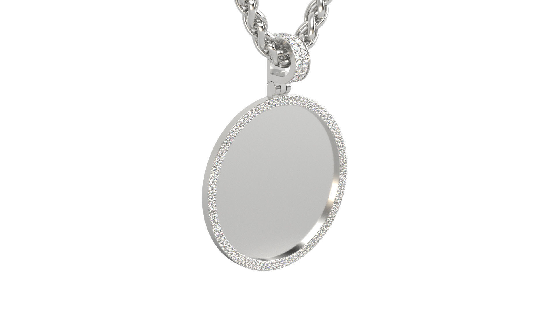 Picture pendant 1-2 inch N 3 3D print model_8