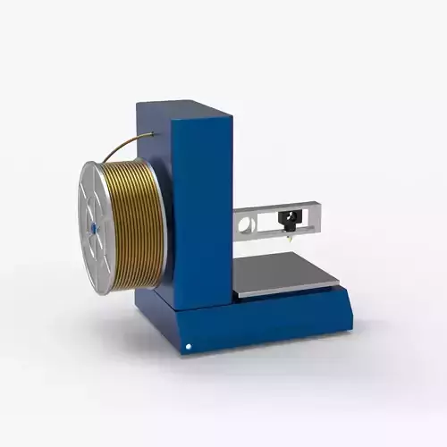 3D Printer with reel of wire