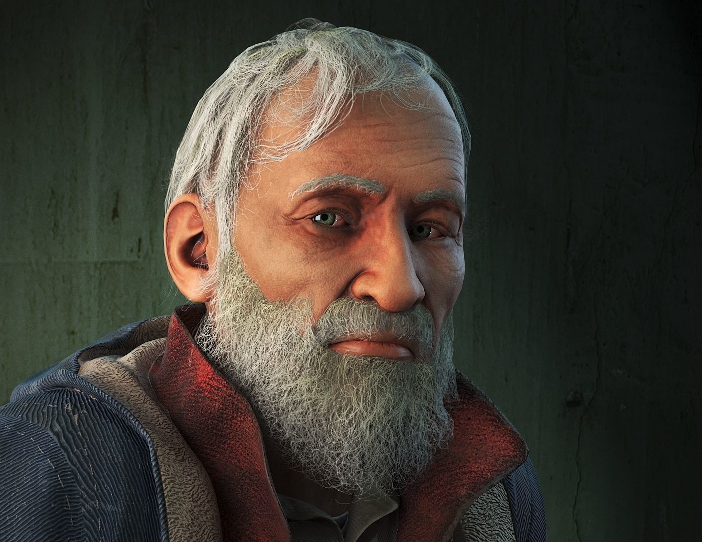 Homeless Person Josh Low-poly 3D model_4