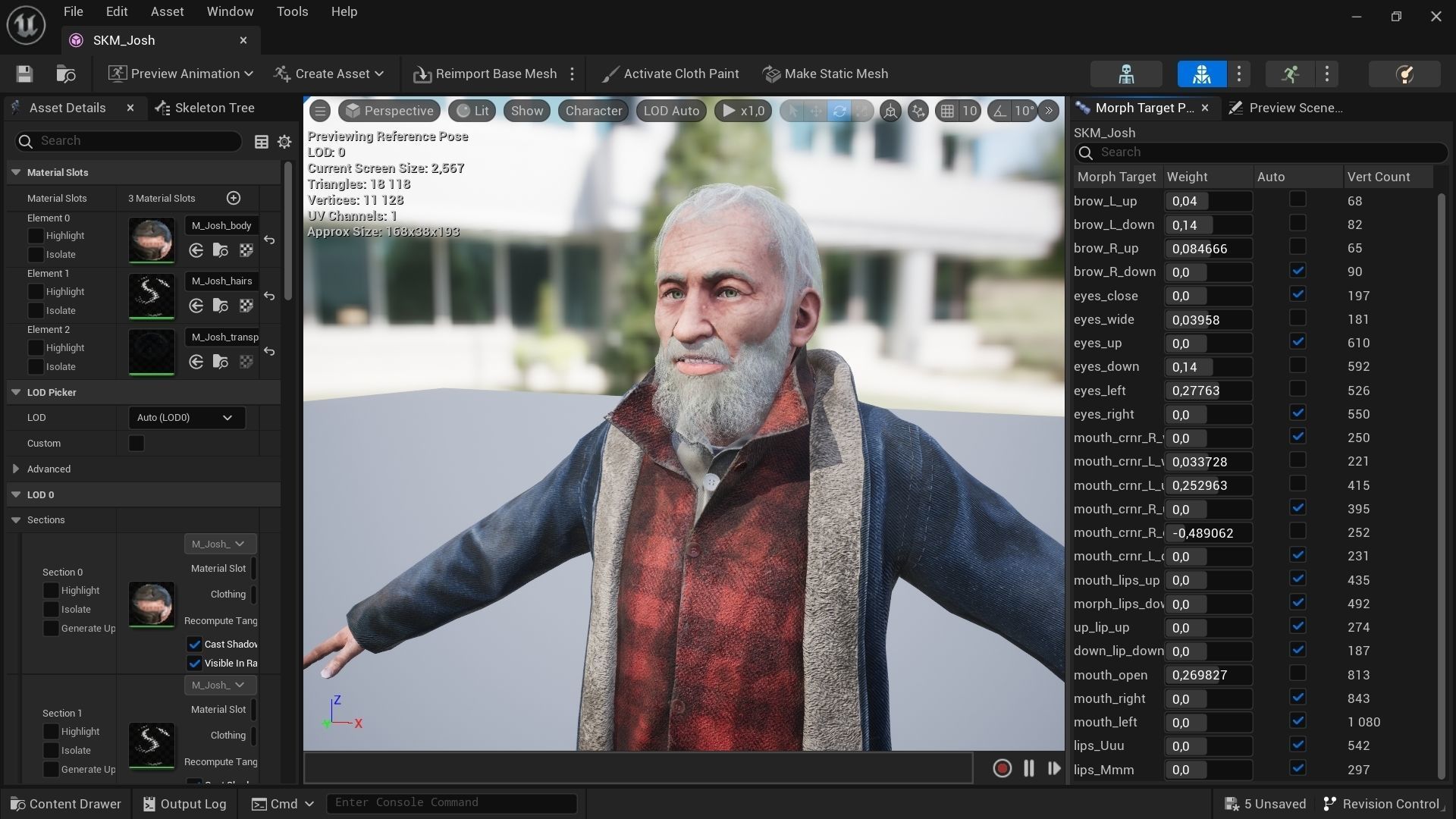Homeless Person Josh Low-poly 3D model_22