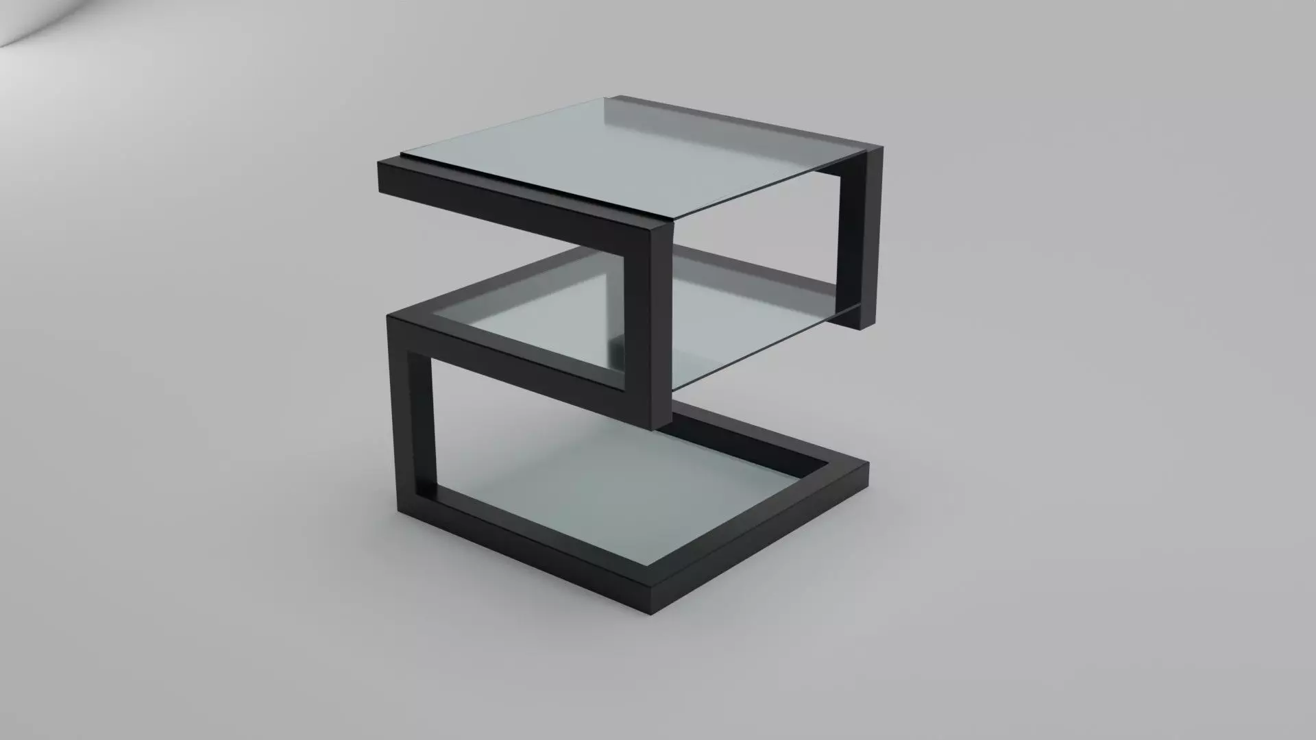 Mini Glass Table 3D model_0