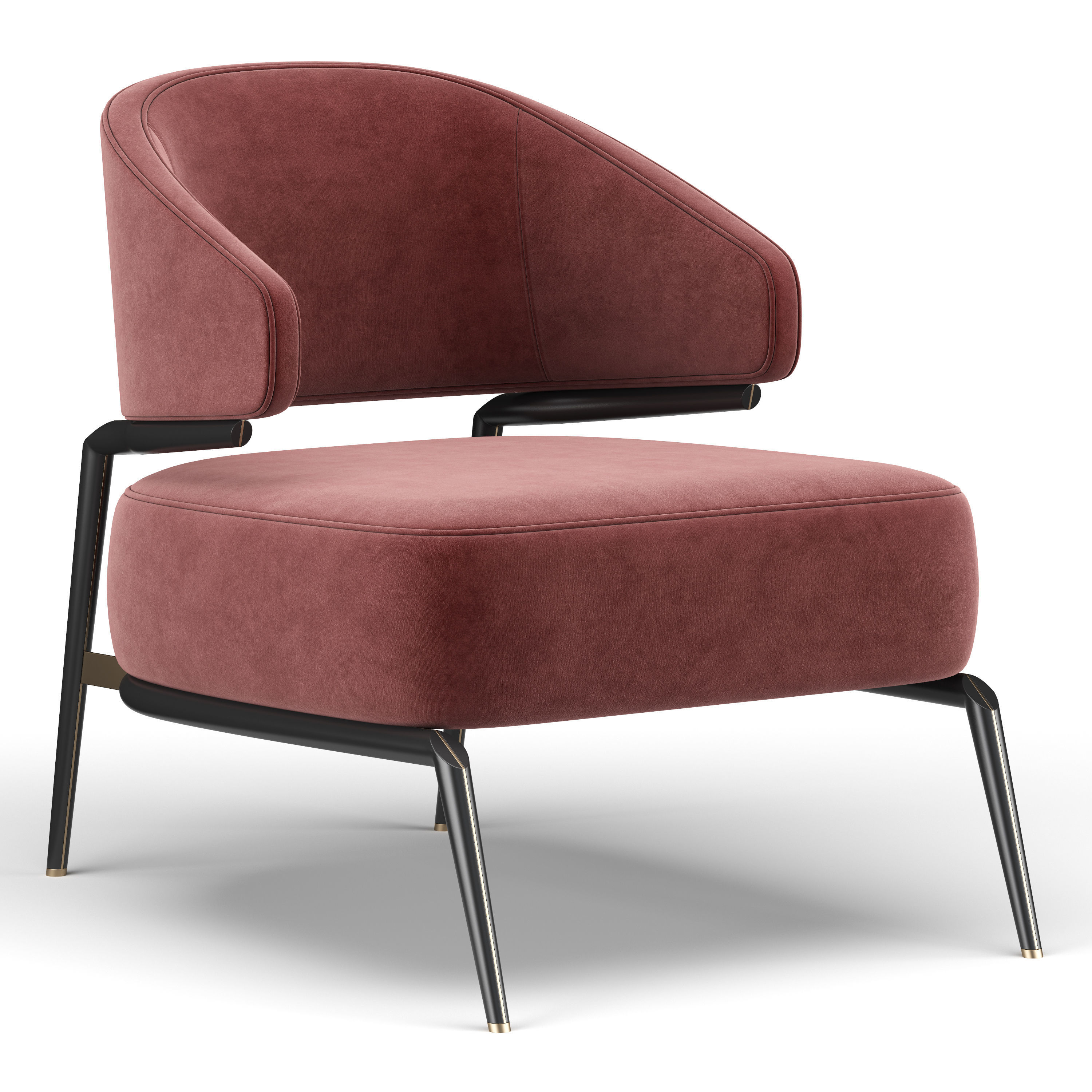 Haines Armchair 3D model_3