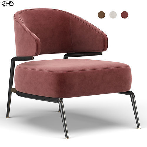 Haines Armchair 3D model