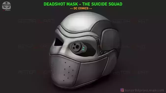 DeadShot - The Suicide Squad - DC Comics cosplay  3D print model