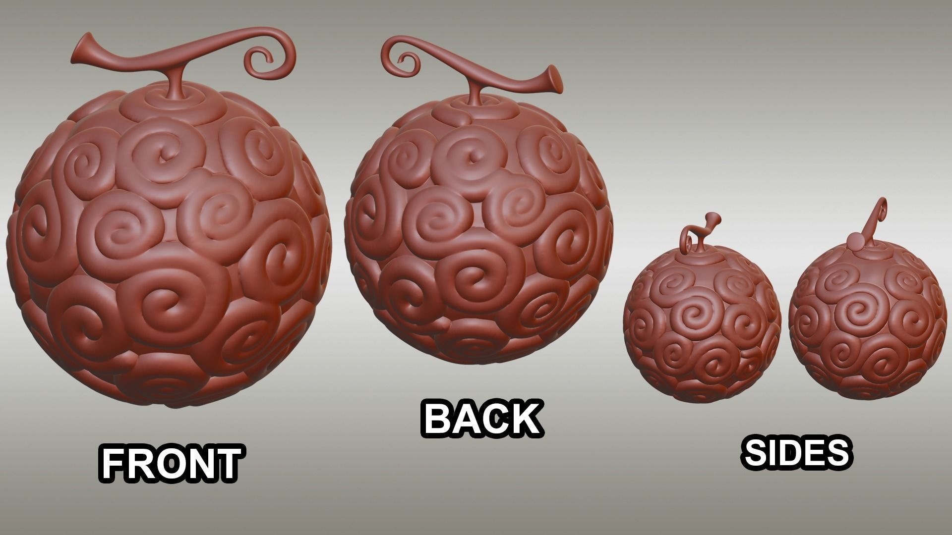 Gomu Gomu no Mi - One Piece 3D print model_1