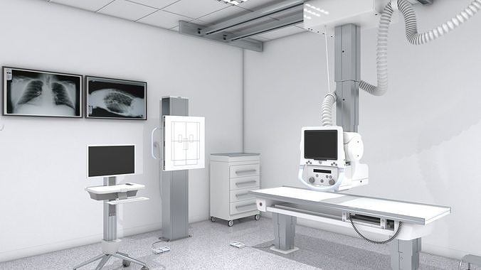 RADIOLOGY X-ray room 3D model