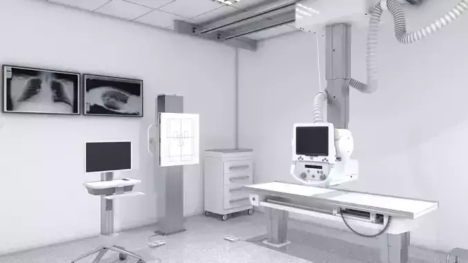 RADIOLOGY X-ray room 3D model