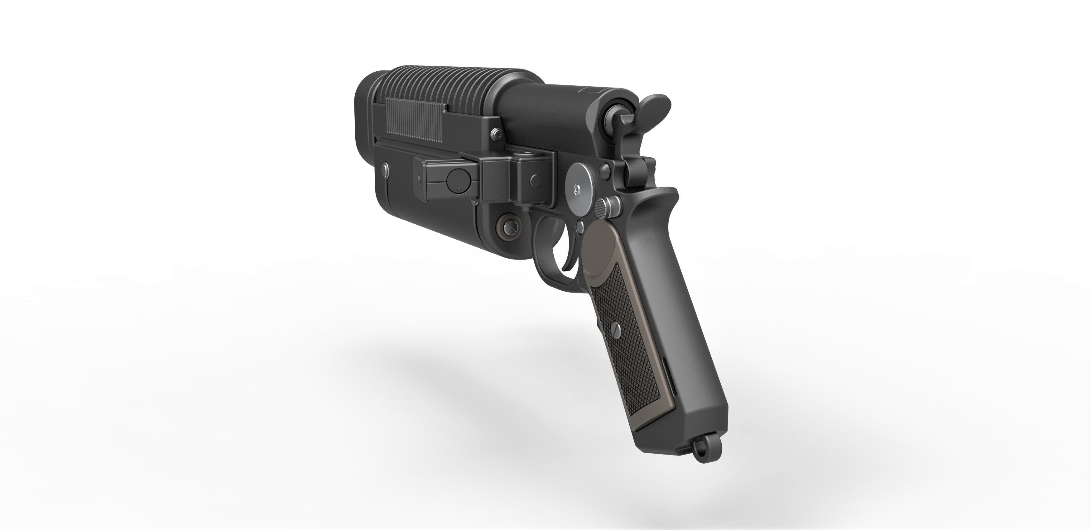 Bryar Pistol K-16 from the game Star Wars Battlefront 3D model_10