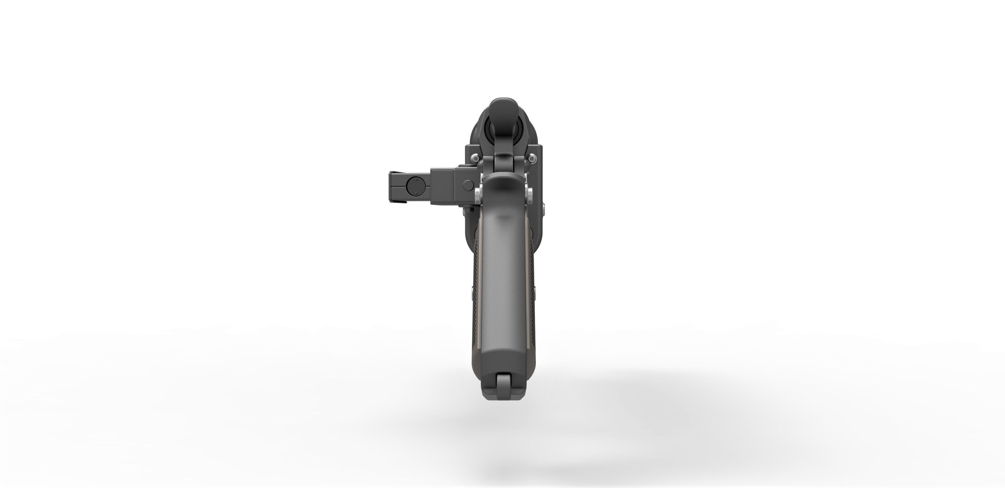 Bryar Pistol K-16 from the game Star Wars Battlefront 3D model_11