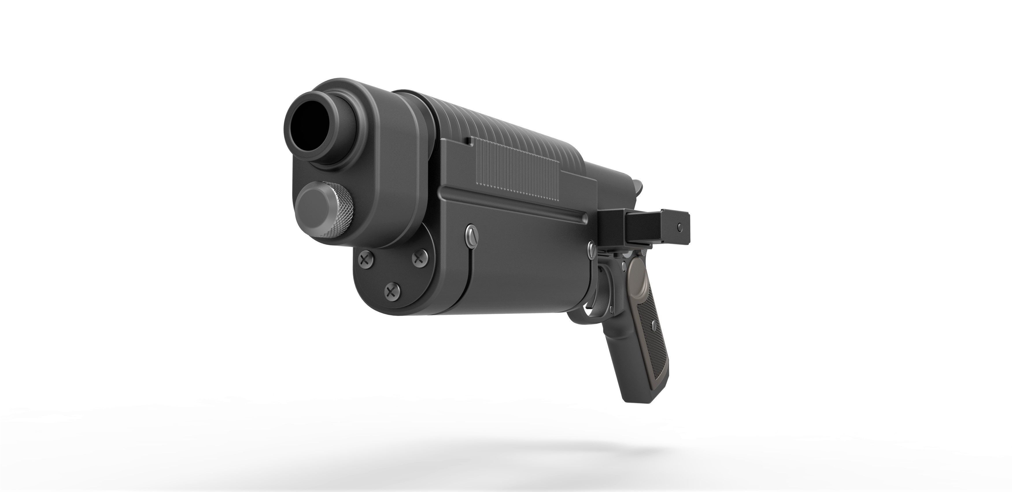 Bryar Pistol K-16 from the game Star Wars Battlefront 3D model_4