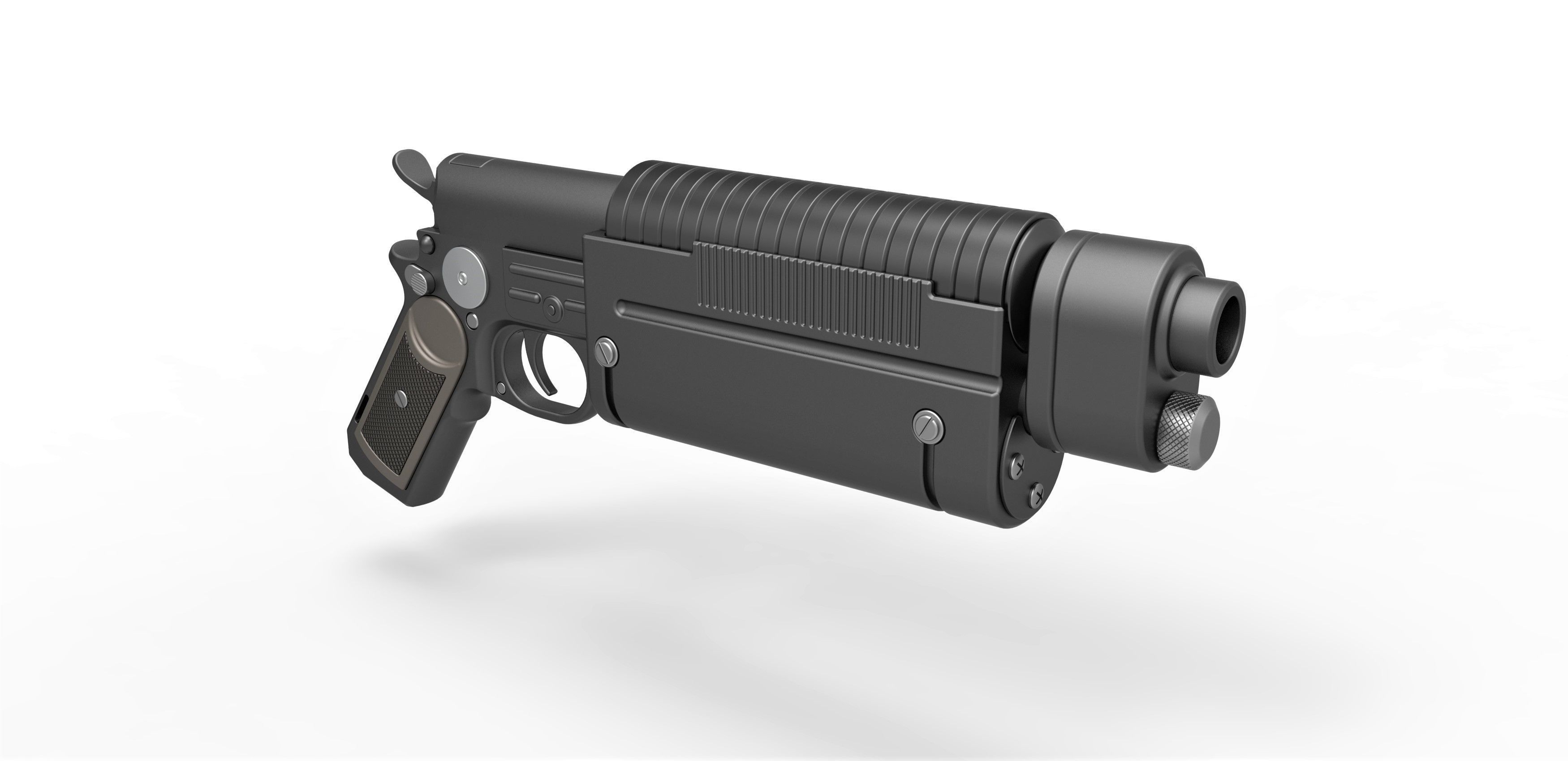 Bryar Pistol K-16 from the game Star Wars Battlefront 3D model_14