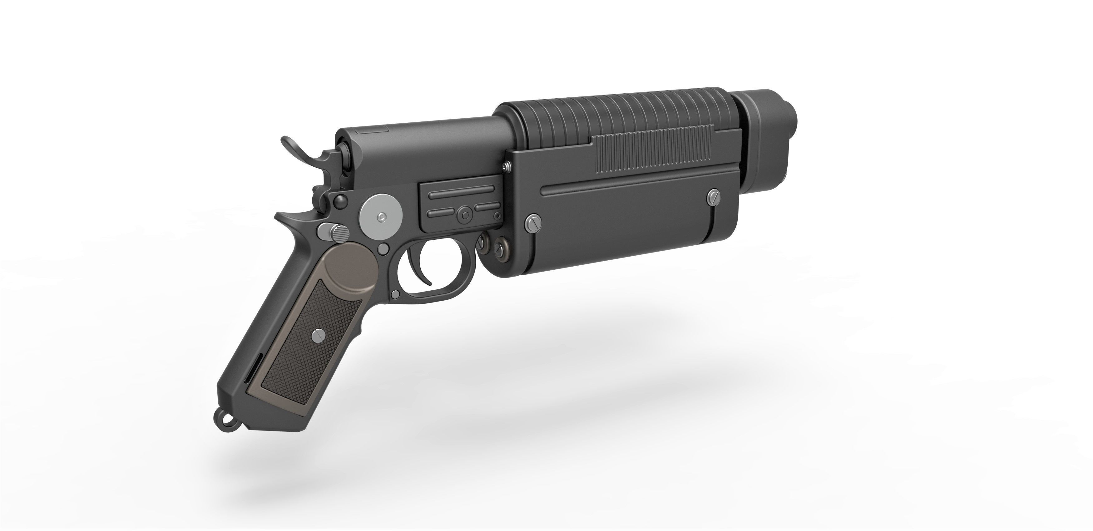 Bryar Pistol K-16 from the game Star Wars Battlefront 3D model_12