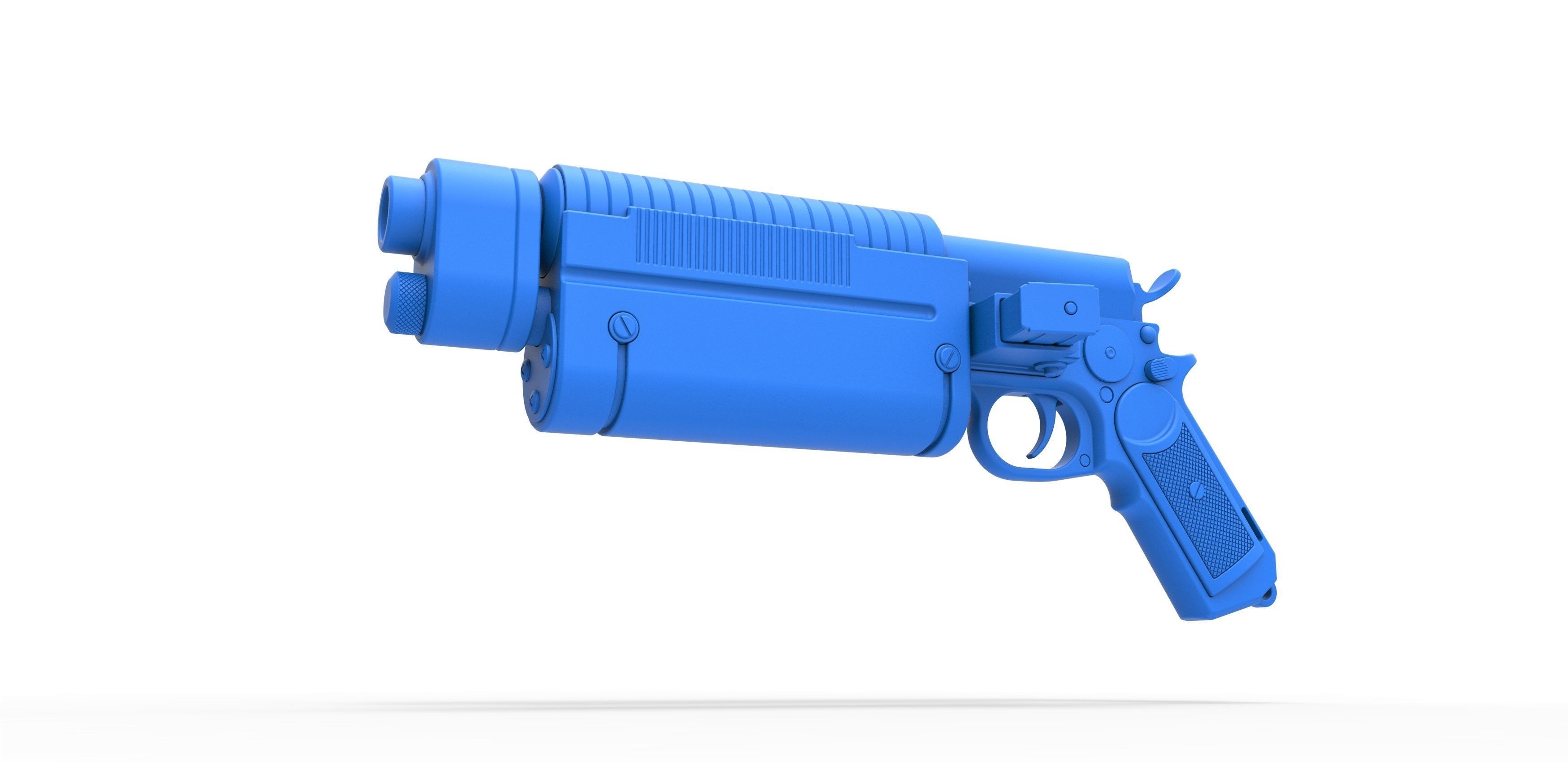 Bryar Pistol K-16 from the game Star Wars Battlefront 3D model_16