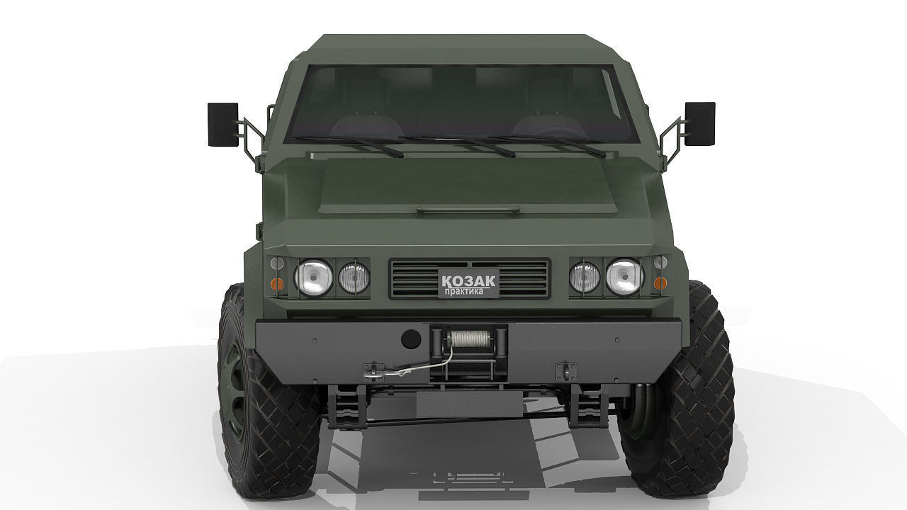 Military vehicle 3D model_5