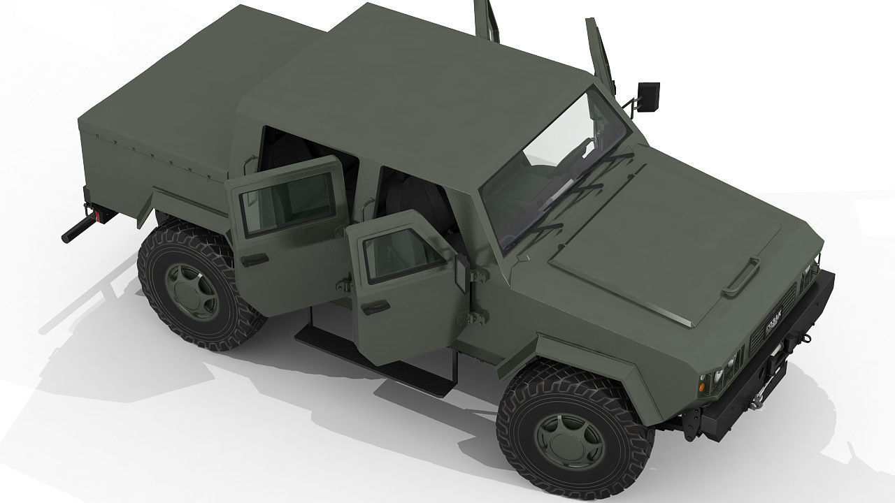 Military vehicle 3D model_10