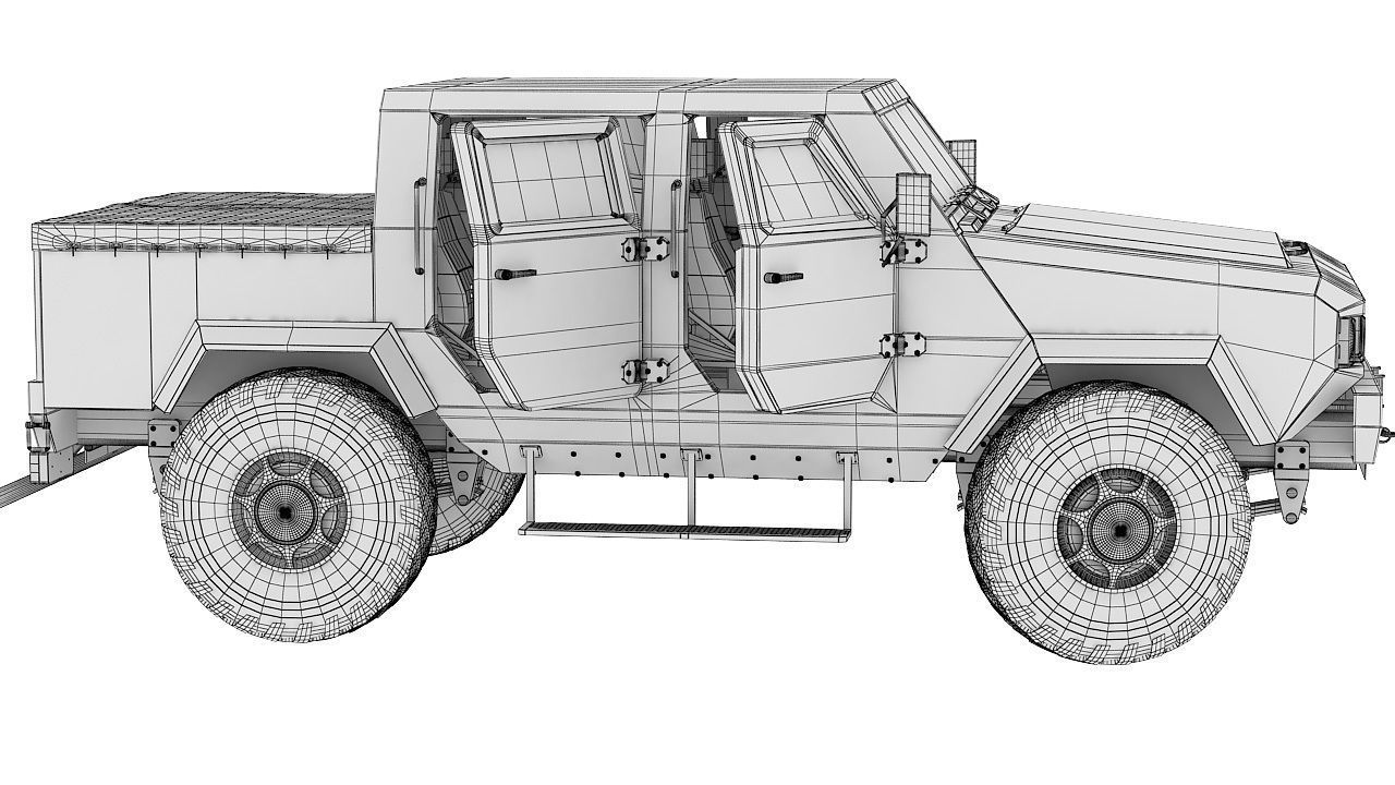 Military vehicle 3D model_6